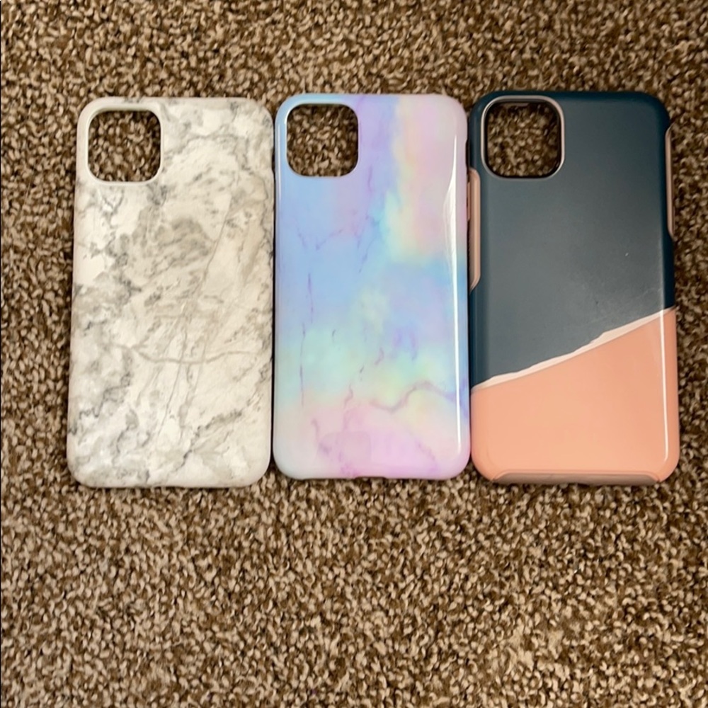 iPhone 11 Pro Max cases. Like new. Used once each.